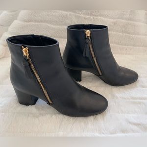 Cole Haan black booties, size 6, used